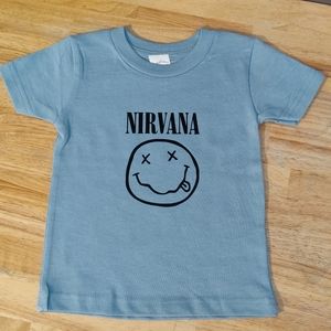 Baby Blue Nirvana Baby Toddler T Shirt